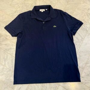 Lacoste Men's Classic Short Sleeve Polo Shirt 100% cotton super Soft size large